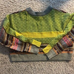Colorful Knit Women's Sweater